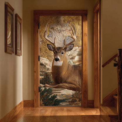 Deer Meadow Quilted Door Cover NCU0DV8858
