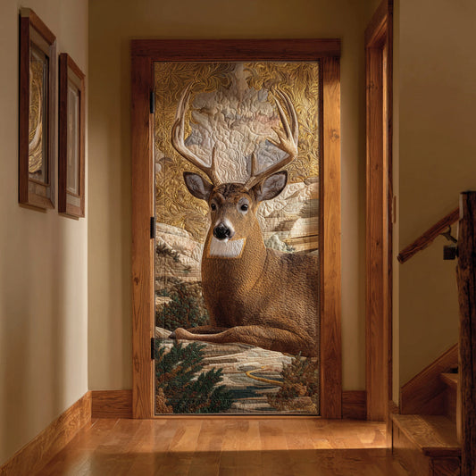 Deer Meadow Quilted Door Cover NCU0DV8858