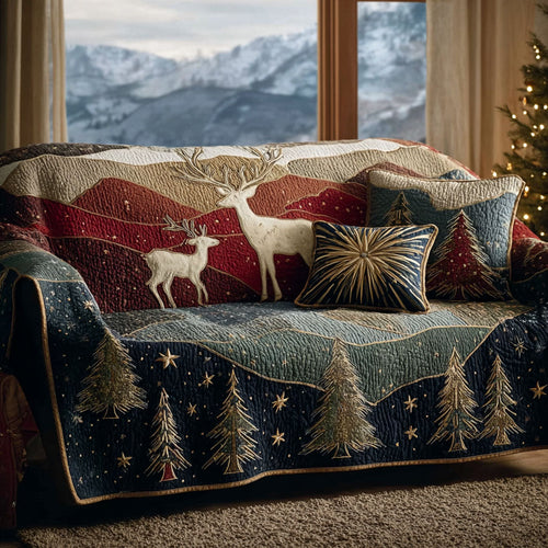 Deer Spirit Quilted Sofa Cover NCU0DK11640