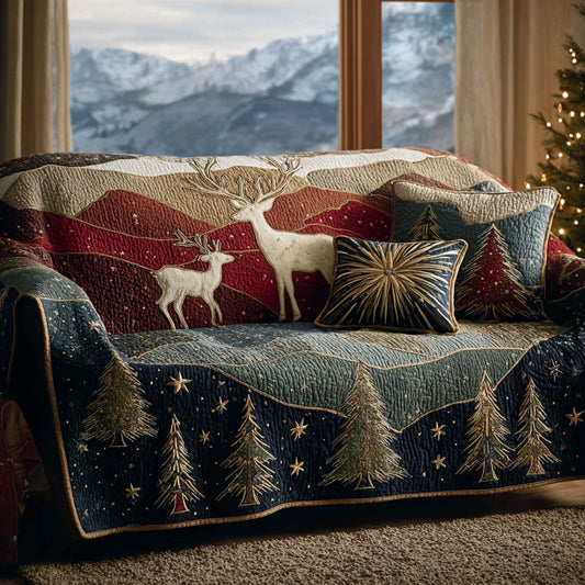 Deer Spirit Quilted Sofa Cover NCU0DK11640