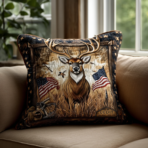 Deer Trail Quilted Pillow Case NCU0DK9201
