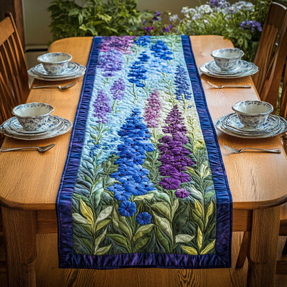 Delphinium Breeze Quilted Table Runner NCU0PT6856