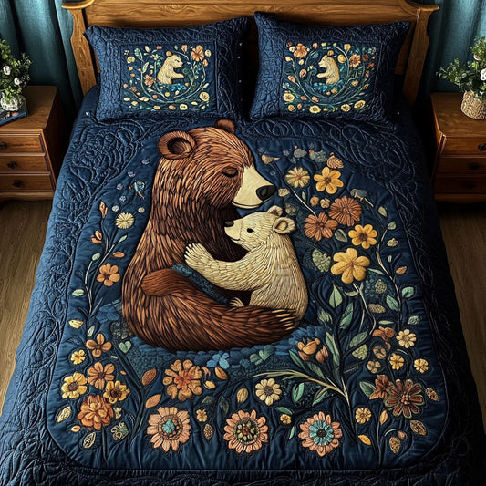 Den of Love 3-Piece Quilted Bedding Set NCU0NT2848