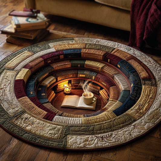 Depths of Imagination Quilted Round Mat NCU0DV7873