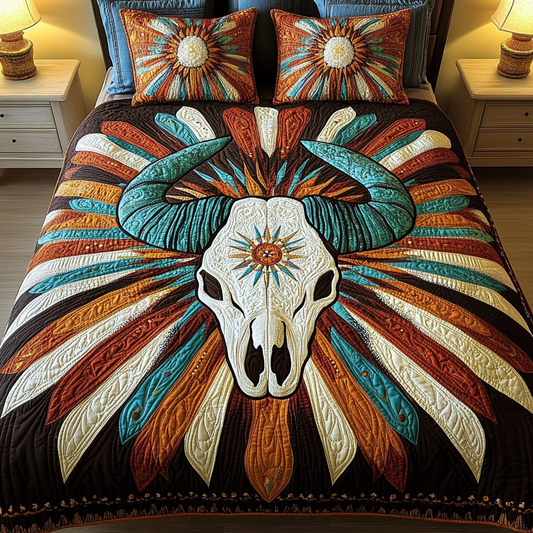 Desert Aura 3-Piece Quilted Bedding Set NCU0VH1981