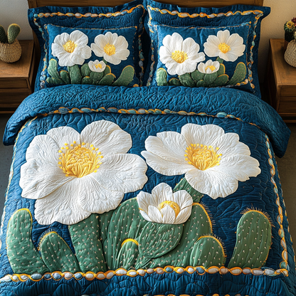 Desert Bloom 3-Piece Quilted Bedding Set NCU0DK6616