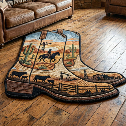 Desert Bloom Custom Shape Area Rug NCU0NT12663