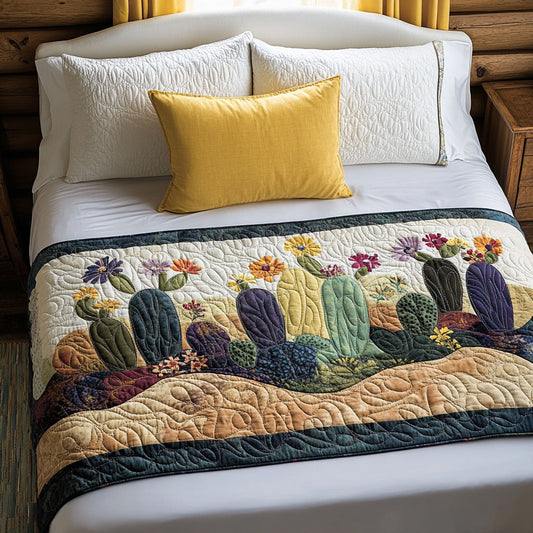 Desert Bloom Dreams Quilted Bed Runner NCU0PT8773