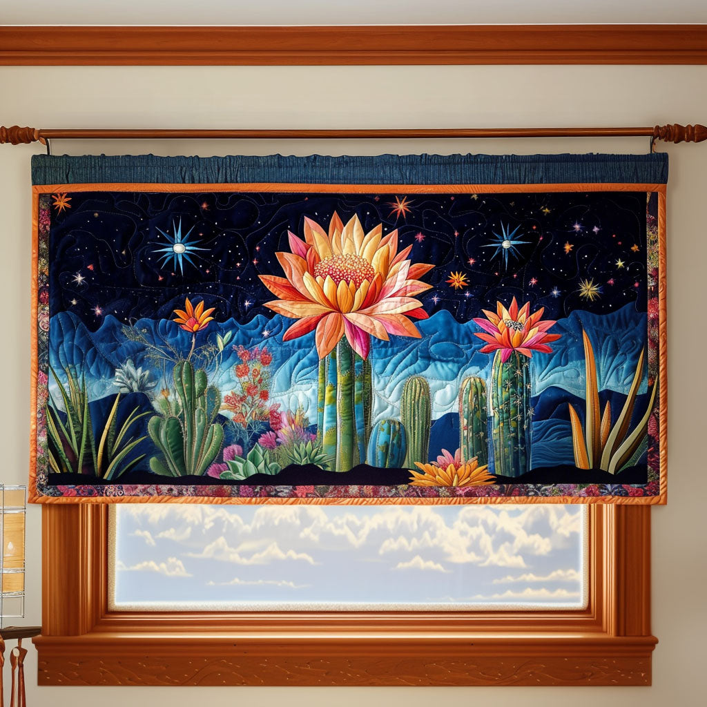 Desert Bloom Nightscape Quilted Valance NCU0NT4300