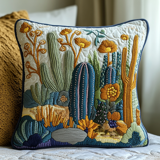 Desert Bloom Quilted Pillow Case NCU0DV4328