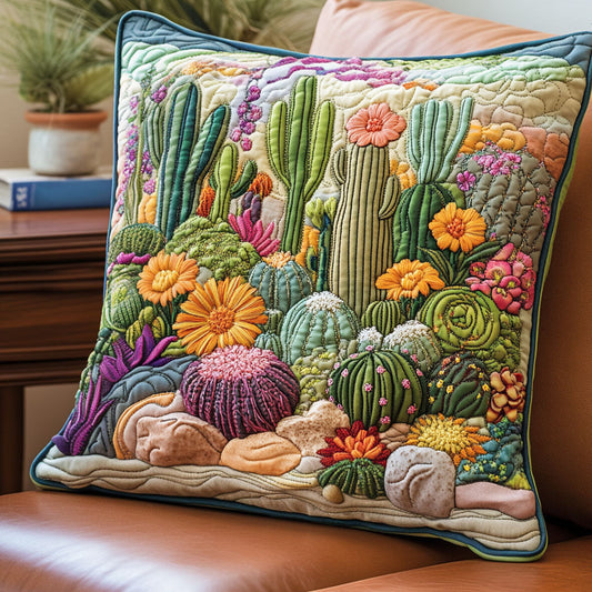 Desert Bloom Quilted Pillow Case NCU0NT6120