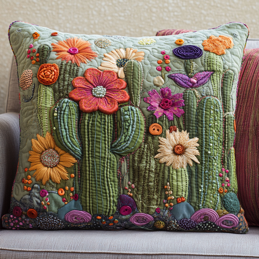 Desert Bloom Quilted Pillow Case NCU0VH3774