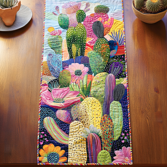 Desert Bloom Quilted Table Runner NCU0DK4501