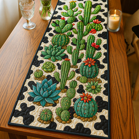 Desert Bloom Quilted Table Runner NCU0NT5624