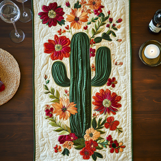 Desert Bloom Quilted Table Runner NCU0VH5860