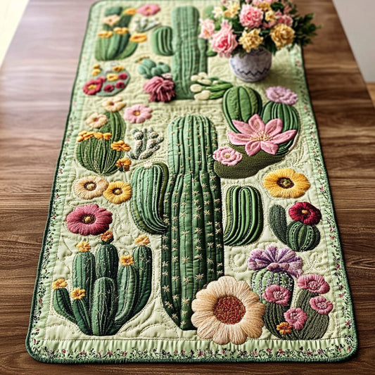Desert Charm Quilted Table Runner NCU0NT3922