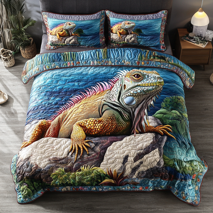 Desert Climber 3-Piece Quilted Bedding Set NCU0DK4679