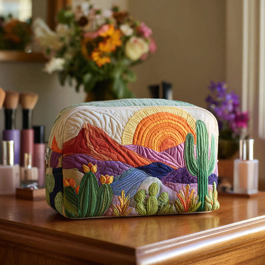 Desert Dawn Quilted Makeup Bag NCU0PT9622
