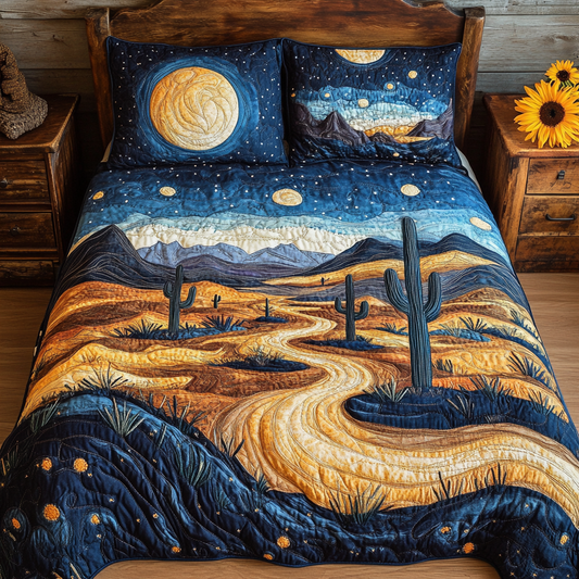 Desert Delight 3-Piece Quilted Bedding Set NCU0VL1709