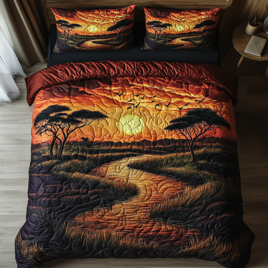 Desert Dream 3-Piece Quilted Bedding Set NCU0VH5637