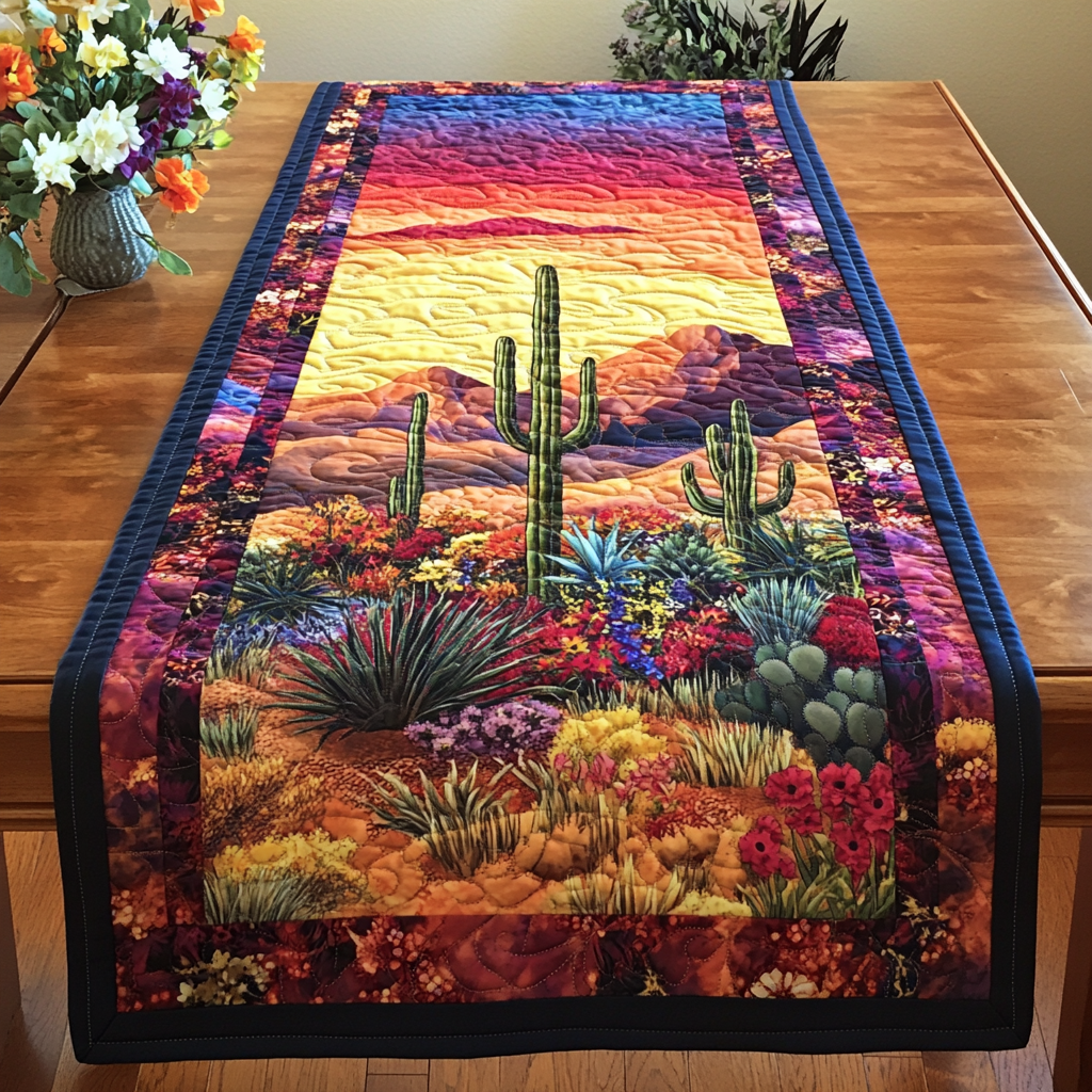 Desert Dream Quilted Table Runner NCU0VL1568