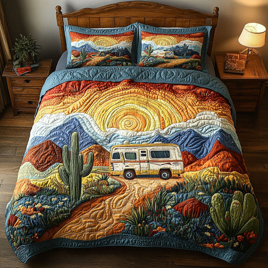 Desert Dreamer 3-Piece Quilted Bedding Set NCU0PT6080