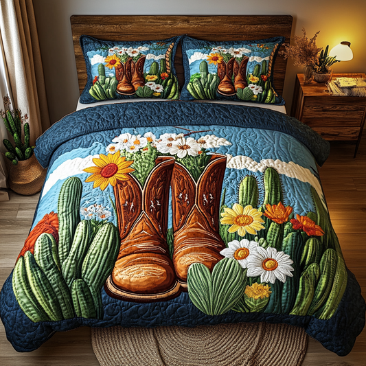 Desert Dreamer 3-Piece Quilted Bedding Set NCU0VL1451