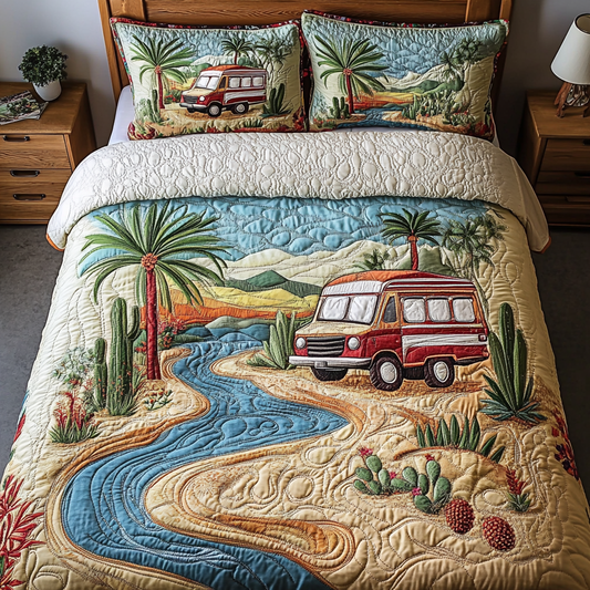 Desert Dreams 3-Piece Quilted Bedding Set NCU0VH5424