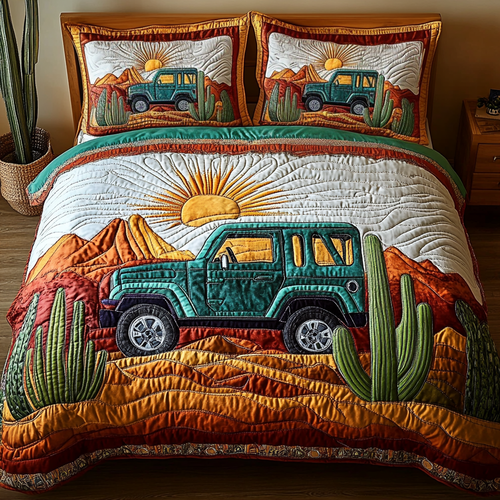 Desert Drift 3-Piece Quilted Bedding Set NCU0VL2290