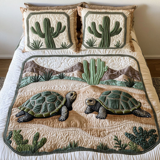 Desert Drifter 3-Piece Quilted Bedding Set NCU0NT6965