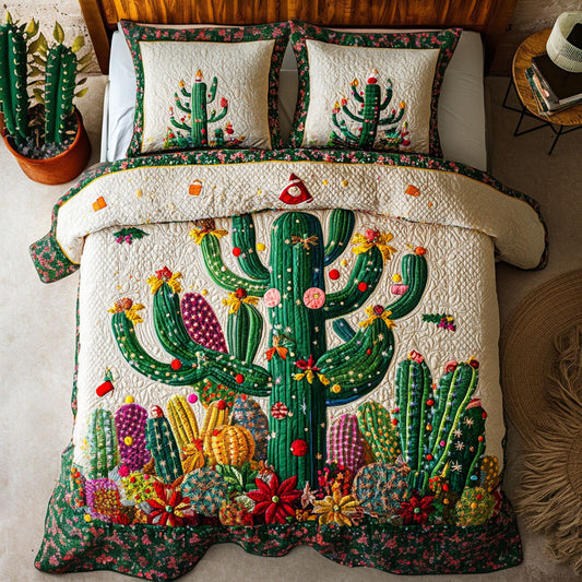 Desert Elegance 3-Piece Quilted Bedding Set NCU0PT2568
