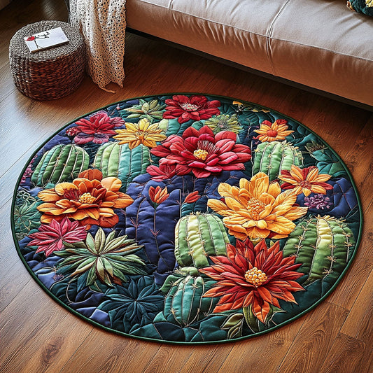 Desert Elegance Quilted Round Mat NCU0NT4456