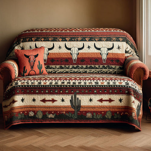 Desert Gallop Quilted Sofa Cover NCU0NT11942