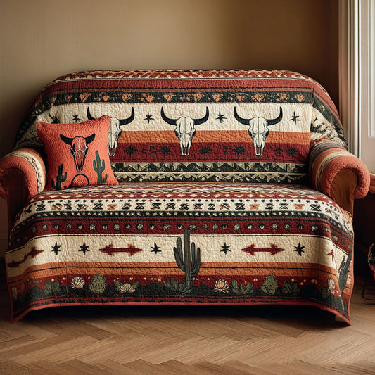 Desert Gallop Quilted Sofa Cover NCU0NT11942