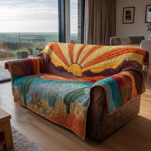 Desert Glow Quilted Sofa Cover NCU0DK12236