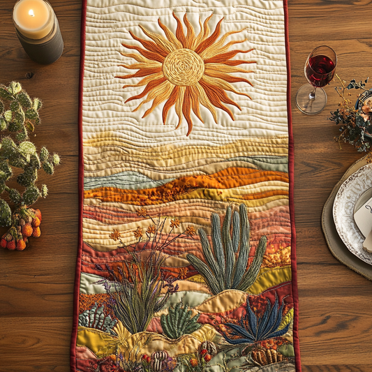 Desert Glow Quilted Table Runner NCU0VH3075