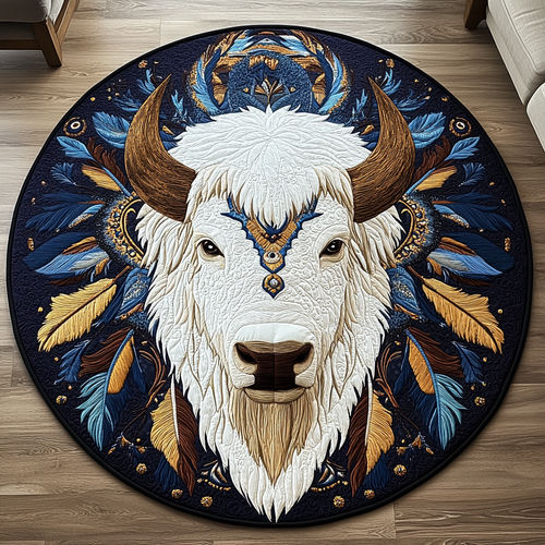 Desert Guardian Quilted Round Mat NCU0VH3734