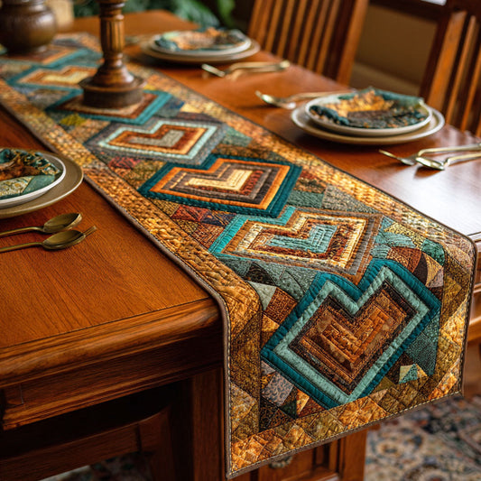 Desert Hearts Quilted Table Runner NCU0TD2235