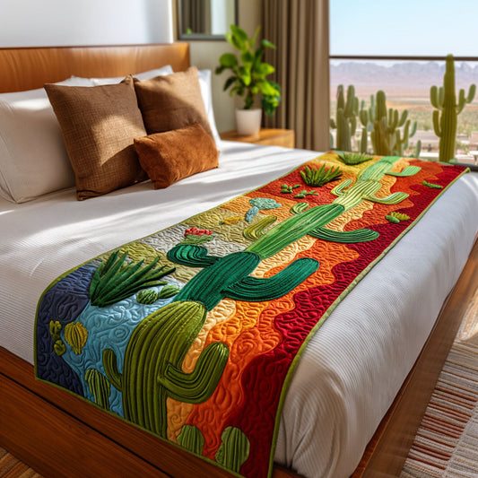 Desert Horizon Hues Quilted Bed Runner NCU0PT8775