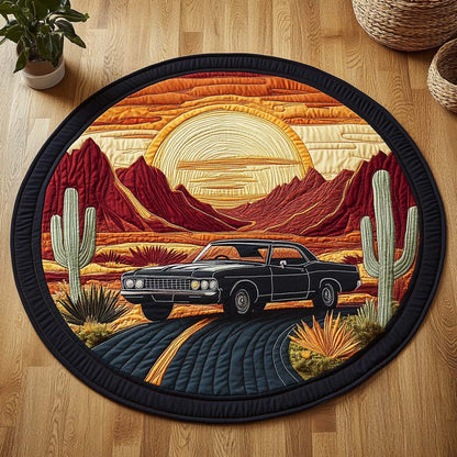 Desert Jewel Quilted Round Mat NCU0XD302