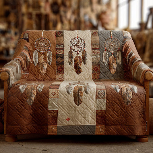 Desert Kaleidoscope Quilted Sofa Cover NCU0PT11192