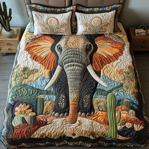 Desert King 3-Piece Quilted Bedding Set NCU0PT7260