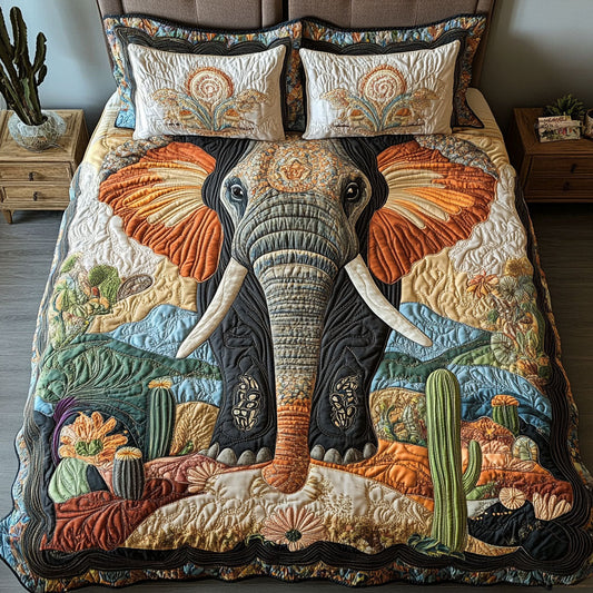 Desert King 3-Piece Quilted Bedding Set NCU0PT7260