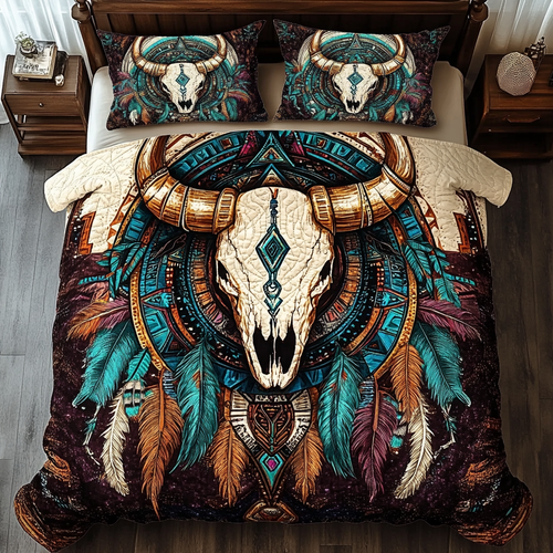 Desert Legacy 3-Piece Quilted Bedding Set NCU0VL1165