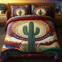 Desert Moon Magic 3-Piece Quilted Bedding Set NCU0VL1075