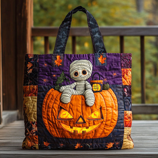 Desert Mummy Quilted Tote Bag NCU0TD583