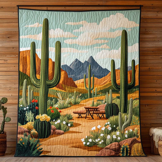 Desert Peak View Quilted Blanket NCU0XD256