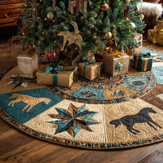 Desert Pine Christmas Quilted Tree Skirt NCU0NT11218