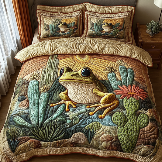 Desert Pond Prince 3-Piece Quilted Bedding Set NCU0DV5561