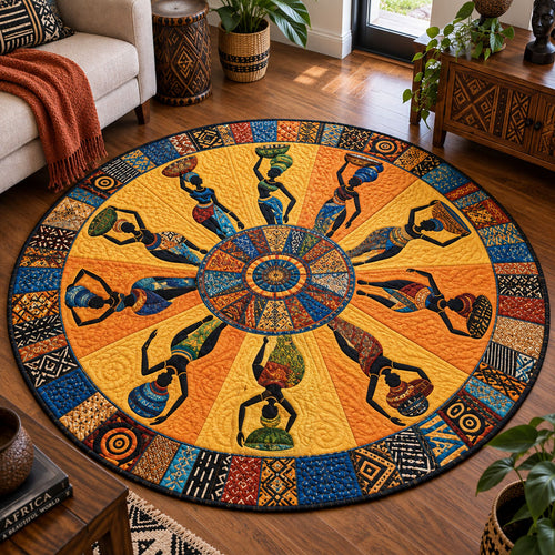 Desert Queen Quilted Round Mat NCU0PT12064